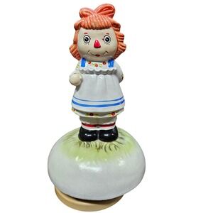 Vintage Sankyo Raggedy Ann Music Box Plays Theme from Love Story